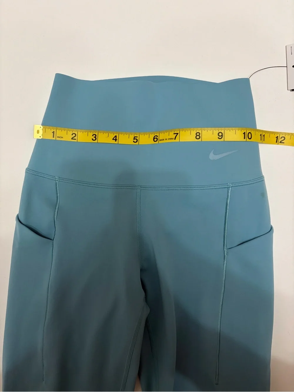 Nike Teal High-Rise Womens Leggings with Side Pockets NEW active every day wear